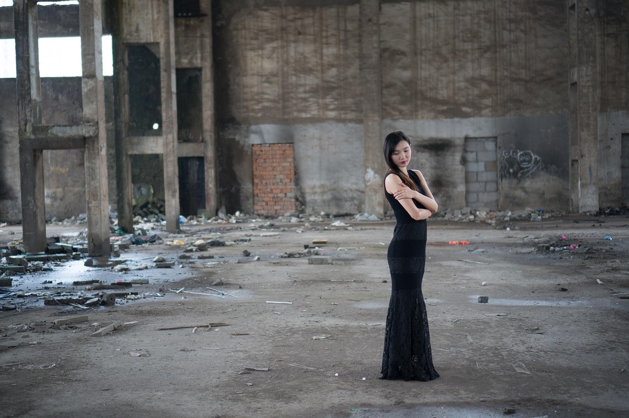 Example of natural light portrait photography